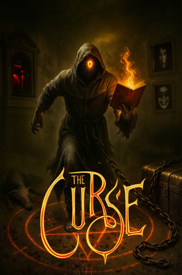 Open the book, unlock the curse.. knowledge comes at a deadly price.